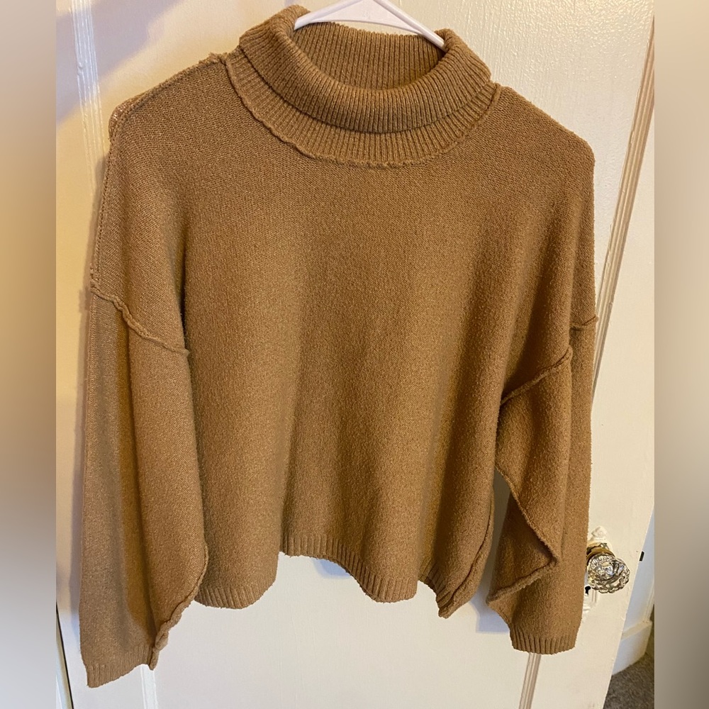 Pink Rose Turtle Neck Sweater Size M